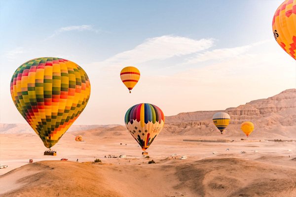 Hot Air Balloon Ride in Luxor Egypt