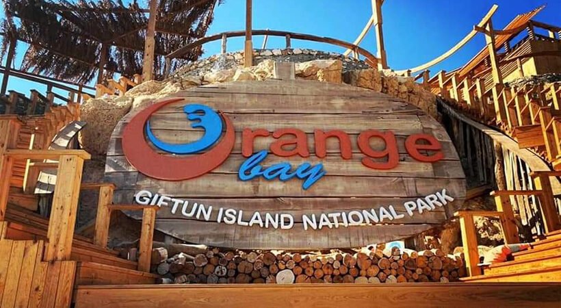 Orange bay island