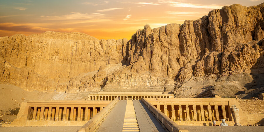 Temple,Of,Queen,Hatshepsut,,View,Of,The,Temple,In,The